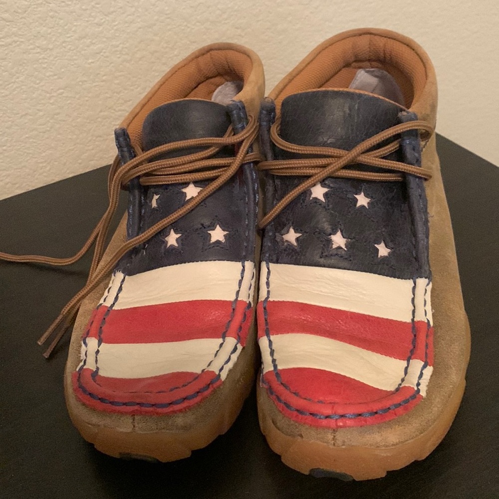 Women’s Twisted X American Flag Driving Moc sz 7